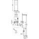 Sistem de dus Tres 3V 21027312 cu baterie pentru cada cu baterie de apa 21027312 21027312 foto 2