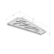 Угловая полка для душа DASKE Shuttle SH/SH-2434JL SH/SH-2434JL фото 3