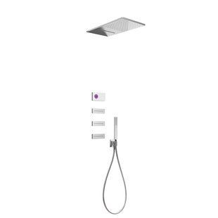 Set dus Tres SHOWER TECHNOLOGY 9286408 cu control electronic cromat 9286408 foto