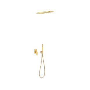 Sistem de duș Tres LOFT cu baterie de duș ascunsă 24K Gold 20018005OR foto