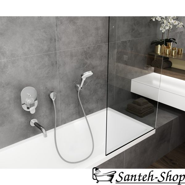 Hansgrohe Vernis Blend 200 baterie cadă/duș ascunsă, deasupra, crom (71449000) 71449000 foto