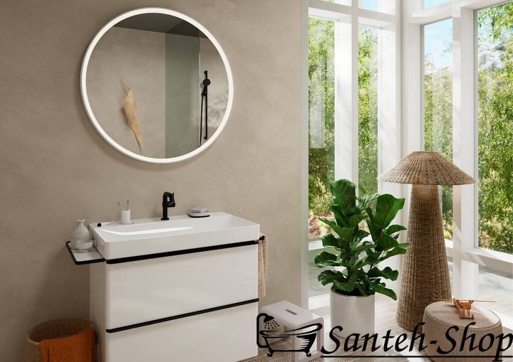 Смеситель Hansgrohe Tecturis S110 Fine CoolStart для умывальника с донным клапаном pop-up, Matt Black (73323670) 73323670 фото
