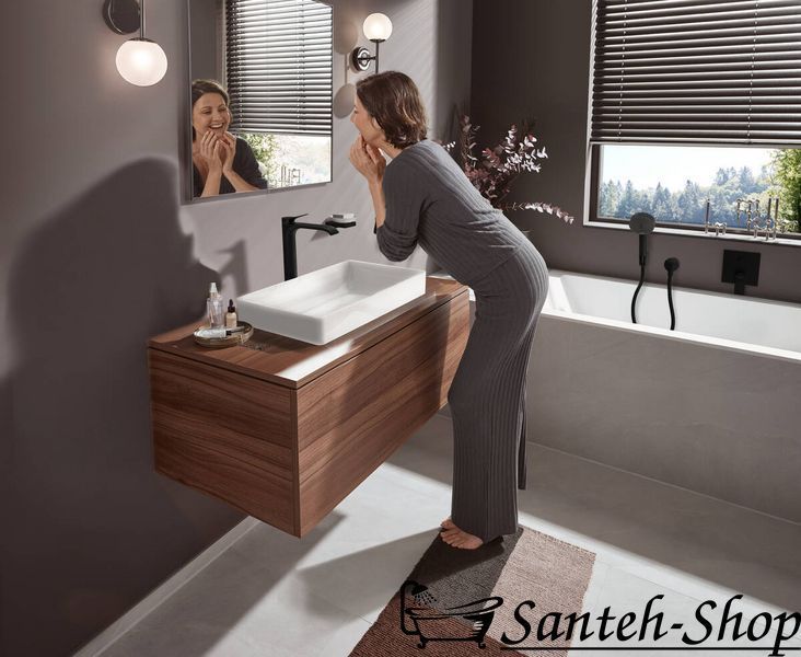 Baterie lavoar Hansgrohe 75042670 Vivenis 250 negru mat 75042670 foto