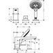 Baterie de baie HANSGROHE METROPOL 3-HOLE (74551000) 791470177921 foto 2