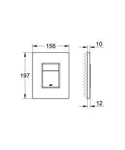 Buton de scurgere GROHE Skate Cosmo 38732AL0 Hard Graphite 38732AL0 foto