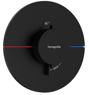 Термостат для душа Hansgrohe ShowerSelect Comfort S HighFlow, скрытого монтажа, Matt Black (15559670) 15559670 фото