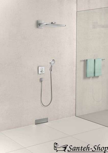 Conector pentru furtun de duș Hansgrohe FixFit pătrat, bronz periat (26455140) 26455140 foto