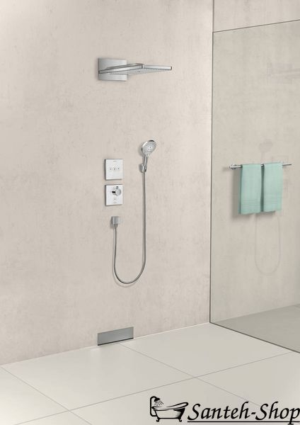 Conector pentru furtun de duș Hansgrohe FixFit pătrat, bronz periat (26455140) 26455140 foto