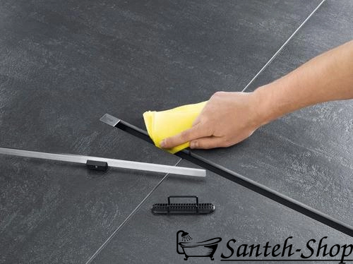 Inserție de design ADVANTIX VARIO 686284 pentru canal de duș mat 686284 foto
