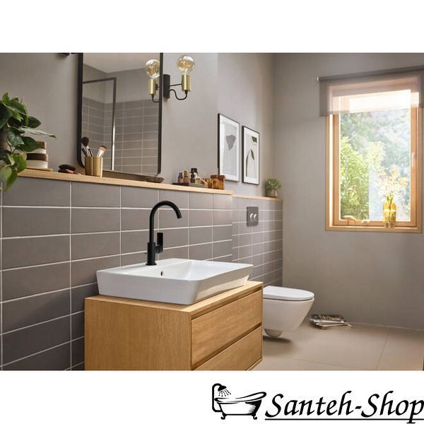 Смеситель для умывальника 210 Hansgrohe Rebris E 72576670 с поворотным изливом 72576670 фото