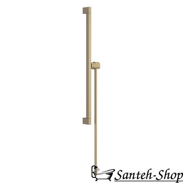 Bară de duș Hansgrohe Unica E Puro 65 cm cu furtun de 160 cm, bronz periat (24404140) 24404140 foto