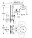 Sistem de duș Grohe Tempesta System 210 cu termostat pentru montare pe perete, crom (26811001) 26811001 foto 4