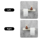 Suport pentru h&acirc;rtie igienică cu raft DASKE LINE BASE PH/LB-0379WL PH/LB-0379WL foto 8
