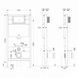 Kit de instalare pentru toaletă 4in1 VOLLE MASTER SENSOR 2220.010305 (instalare, prindere, garnitură, buton LARGO EVO SENSOR blanco) 2220.010305 foto 2