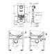 Инсталляция для подвесного унитаза, GROHE Rapid SLX 39596000 фото 2