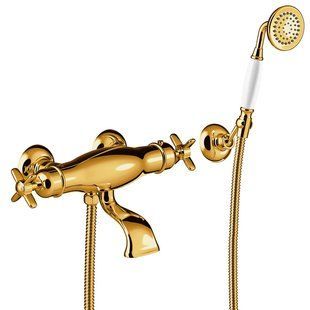Baterie termostatica TRES-CLASIC pentru baie Gold 24K 24217409OR foto