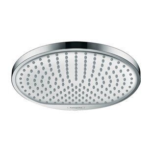 Duș suspendat Hansgrohe Crometta S 240 1jet, EcoSmart 9 l/min, alb/crom (26724000) 26724000 foto
