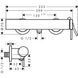 Baterie dus Hansgrohe Tecturis S (73622670) 73622670 foto 6