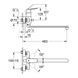 Baterie baie GROHE Eurosmart Cosmopolitan universal cromat 32847000 32847000 foto 2
