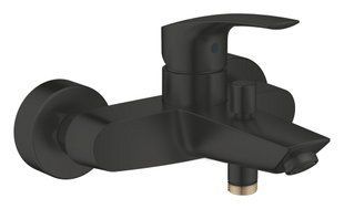 Grohe Eurosmart New baterie monocomandă pentru baie, montată pe perete, negru mat (333002433) 333002433 foto