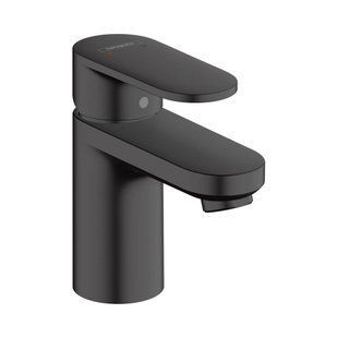 Baterie de lavoar Hansgrohe Vernis Blend 70 cu sifon, negru mat (71550670) 71550670 foto