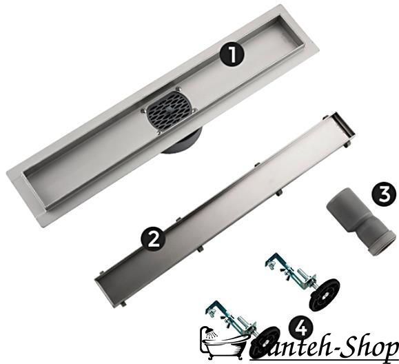 Душевой трап GAPPO G 86007-4 INOX 70x600 G86007-4 фото