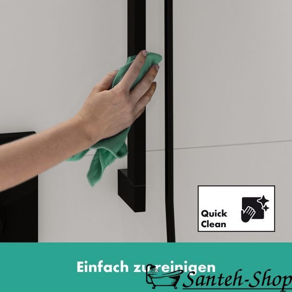 Bară de duș Hansgrohe Unica E Puro 65 cm cu furtun de 160 cm, negru mat (24404670) 24404670 foto