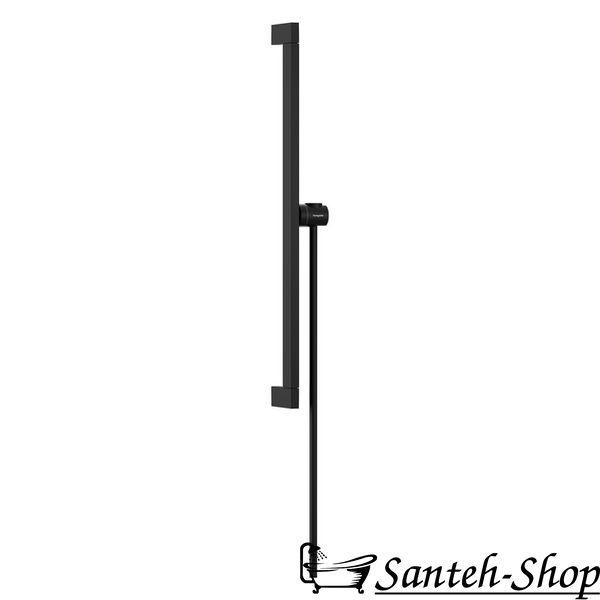 Bară de duș Hansgrohe Unica E Puro 65 cm cu furtun de 160 cm, negru mat (24404670) 24404670 foto
