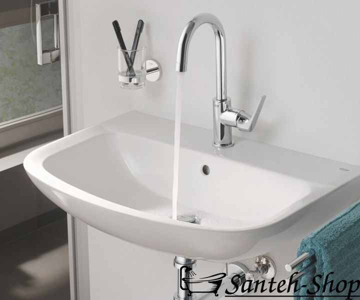 GROHE ESSENTIALS стакан стеклянный с держателем, хром 40447001 фото