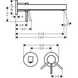 Baterie lavoar Hansgrohe Finoris 76050700 alb mat 76050700 foto 2