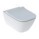 WC suspendat GEBERIT SMYLE Square Rimfree 500.683.00.2 cu scaun 500.683.00.2 foto 1