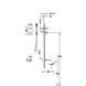 Set de instalare ascuns Tres THERM-BOX 20225057OM pentru cada auriu mat 24K 20225057OM foto 2