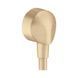 Шланговое подсоединение Hansgrohe Fixfit E без обратного клапана, Brushed Bronze (27454140) 27454140 фото 1
