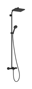 Душевая система HANSGROHE ACTIVERA Q 28753670 290/180 1jet EcoSmart Showerpipe с термостатом для ванны, черный матовый 28753000 фото