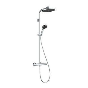 Душевая система Hansgrohe Activera 28083000 S 240 1jet EcoSmart+ Ecostat Fine Varia, Chrome 28083000 фото