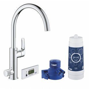 GROHE BLUE Pure Eeurosmart смеситель для кухни с фильтр-краном 30383000 фото