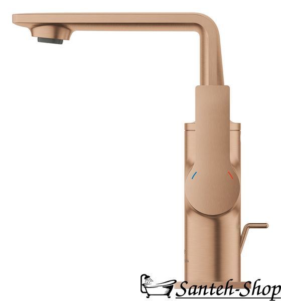 Baterie lavoar GROHE Allure 32757DL1 cu supapa inferioara Brushed Warm Sunset 32757DL1 foto