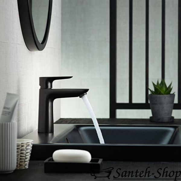 Baterie lavoar Hansgrohe Talis E 71712670 110 negru 71712670 foto