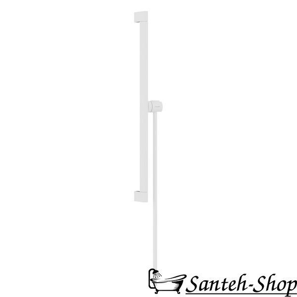 Bară de duș Hansgrohe Unica E Puro 65 cm cu furtun de 160 cm, alb mat (24404700) 24404700 foto