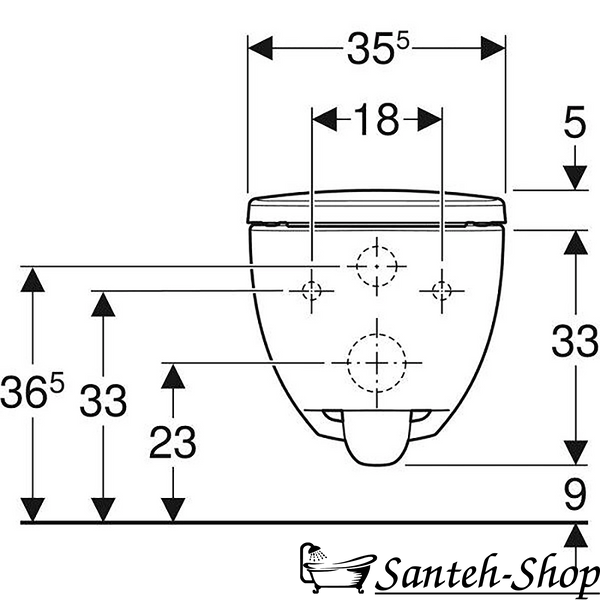 WC suspendat Geberit MODO Square Rimfree 502.827.00.1, &icirc;n formă de p&acirc;lnie, formă &icirc;nchisă, cu scaun și capac 502.827.00.1 foto