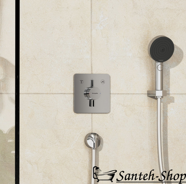 Hansgrohe DuoTurn Q Baterie de duș, crom (75414000) 75414000 foto