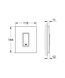 Накладная панель смыва для писсуара GROHE Skate Cosmopolitan (38784000) 38784000 фото 2