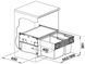 Sistem de sortare a deșeurilor Blanco Select II 60/2 526203 de bucătărie negru 56,8 &times; 45 &times; 36,1 cm 526203 foto 2