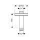 Braț de duș Hansgrohe Croma 300 mm, crom (27389000) 27389000 foto 2