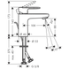 Baterie de lavoar Hansgrohe Vernis Blend 71580670 fără garnitură, negru mat 71580670 foto 2