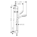 Душевой набор Hansgrohe 26657400 Crometta 100 Vario 90&nbsp;белый/хром 26657400 фото 2