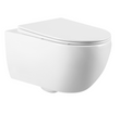 WC suspendat Volle TOLEDO Rimless 1347.001000, scaun Duroplast Slim slow-c