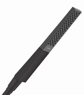 Ручной душ Hansgrohe Rainfinity - "палочка" 100 1jet EcoSmart черный матовый 26867671 26867671 фото
