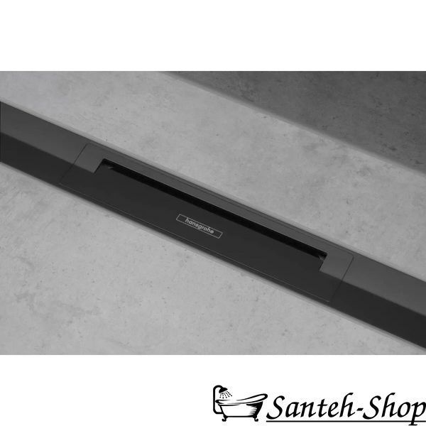 Piesă superioară Hansgrohe RainDrain Flex 56046340 pentru rigola de duș 1000 mm, crom negru periat 56046340 foto
