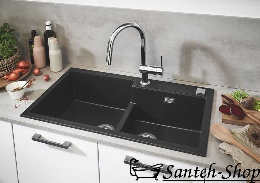 Baterie chiuveta de bucătărie GROHE Minta cu duș extractibil 32321002 32321002 foto